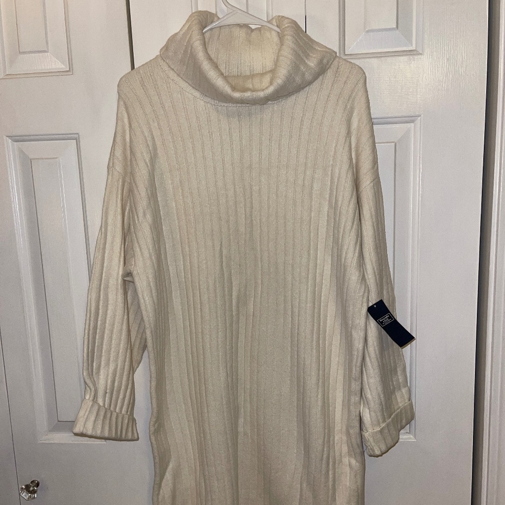 Long-Sleeve Mini Sweater Dress from Abercrombie